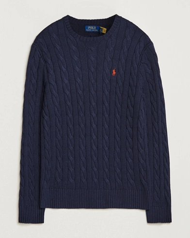  Cotton Cable Pullover Hunter Navy