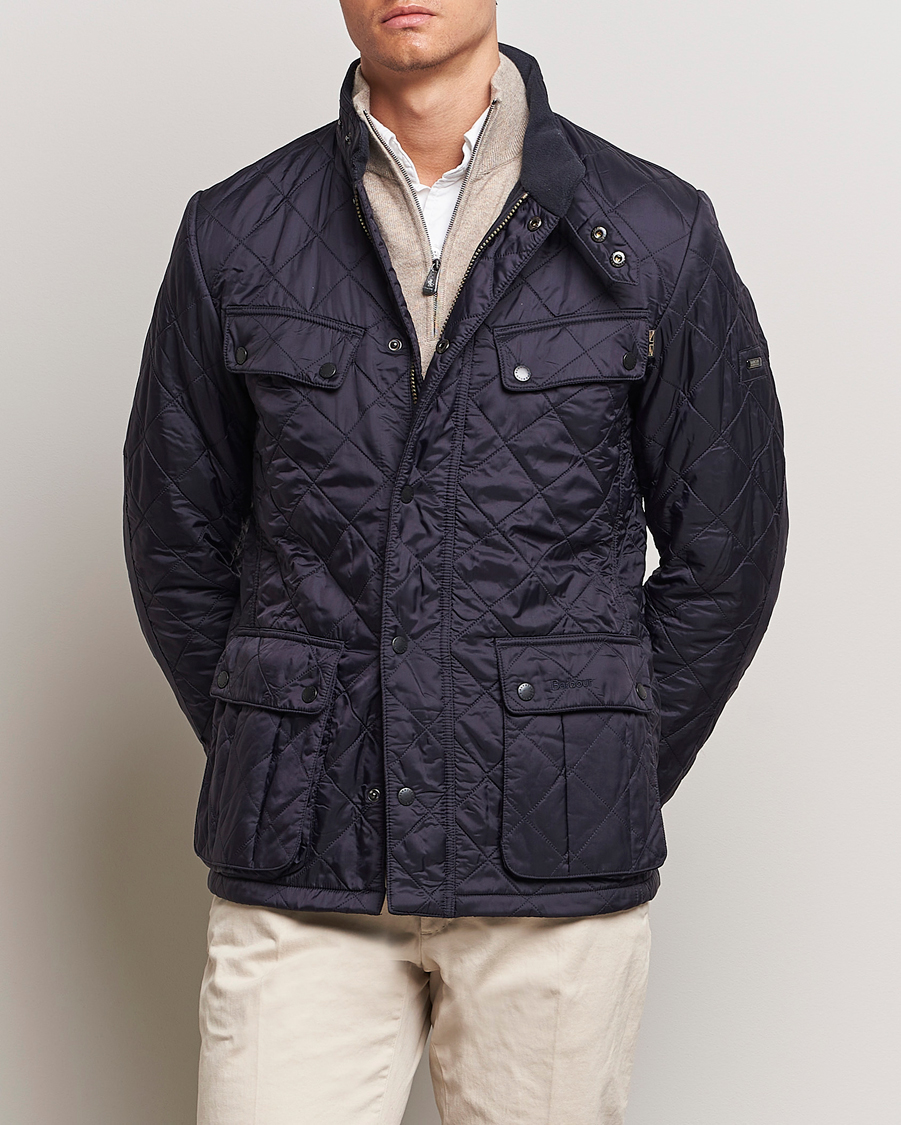 Herre | Quiltede jakker | Barbour International | Ariel Polarquilt International Jacket Navy