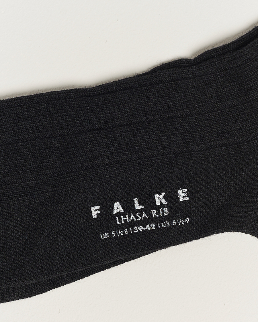 Herre | Falke | Falke | Lhasa Cashmere Socks Black