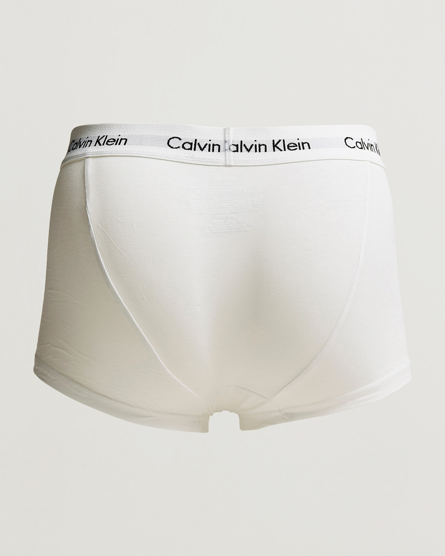 Herre |  | Calvin Klein | Cotton Stretch Low Rise Trunk 3-pack White