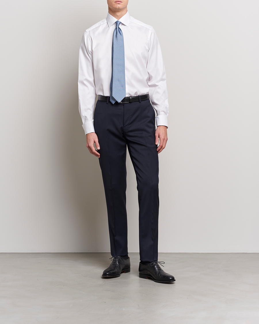 Herre | Klær | Eton | Contemporary Fit Shirt Double Cuff White