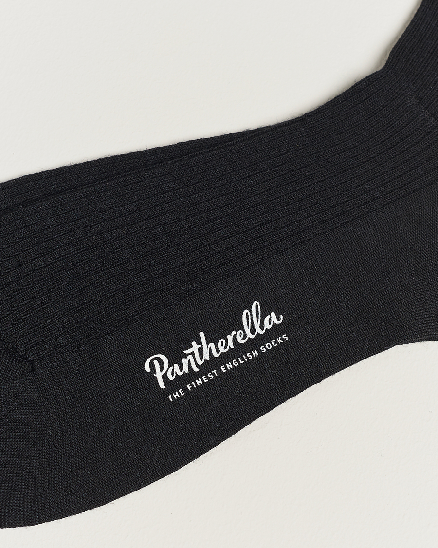 Herre | Vanlige sokker | Pantherella | Naish Merino/Nylon Sock Black