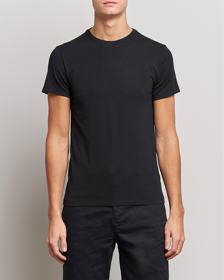 Herre | Svarte t-skjorter | Polo Ralph Lauren | 2-Pack Cotton Stretch Polo Black