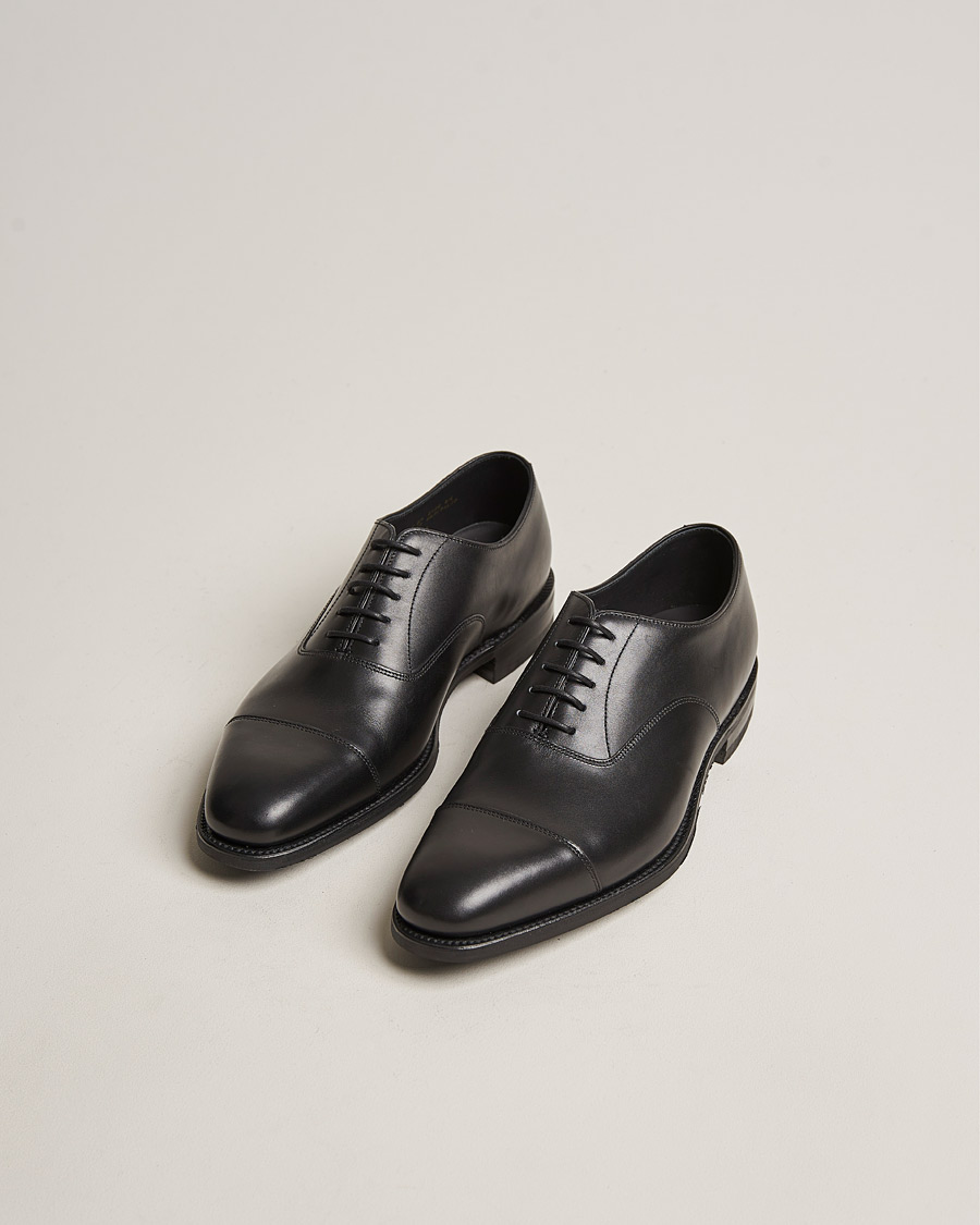 Herre | Håndlagde sko | Loake 1880 | Aldwych Single Dainite Oxford Black Calf