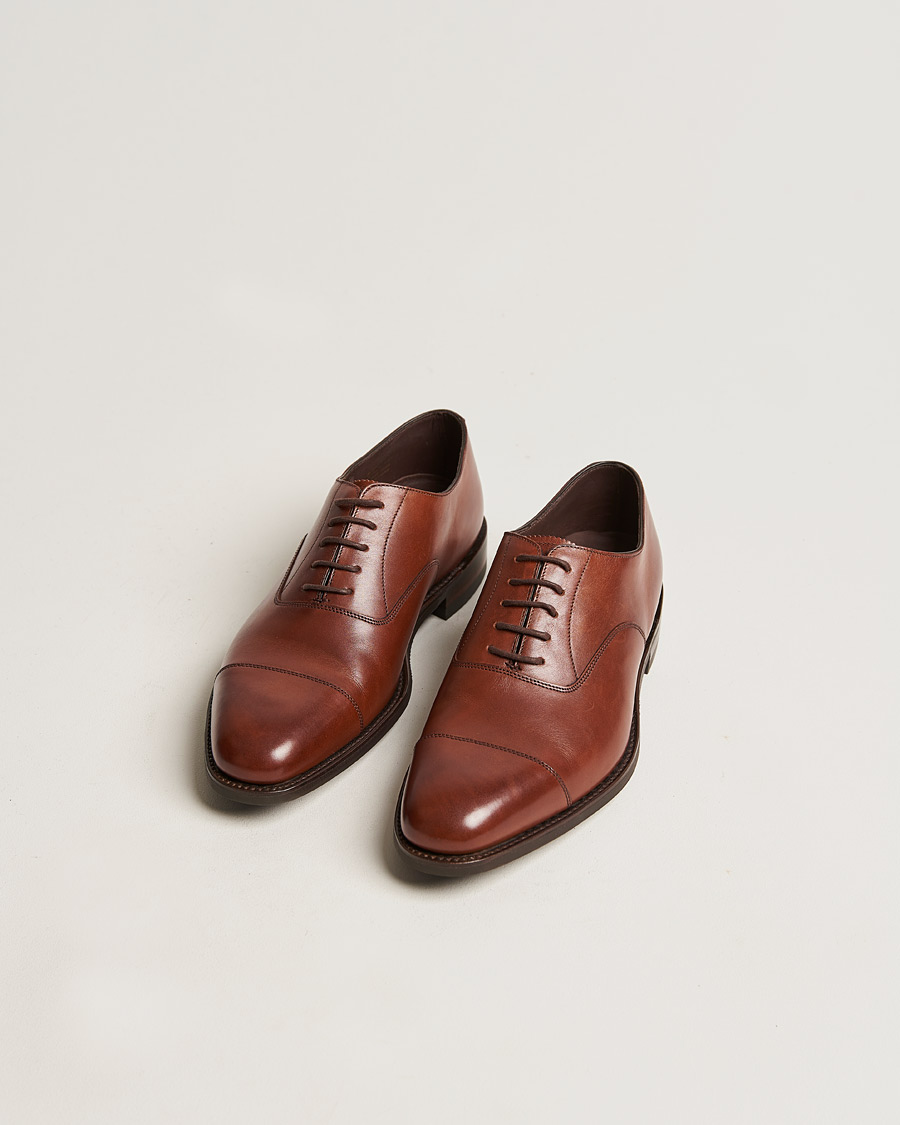 Herre | Håndlagde sko | Loake 1880 | Aldwych Single Dainite Oxford Brown Calf