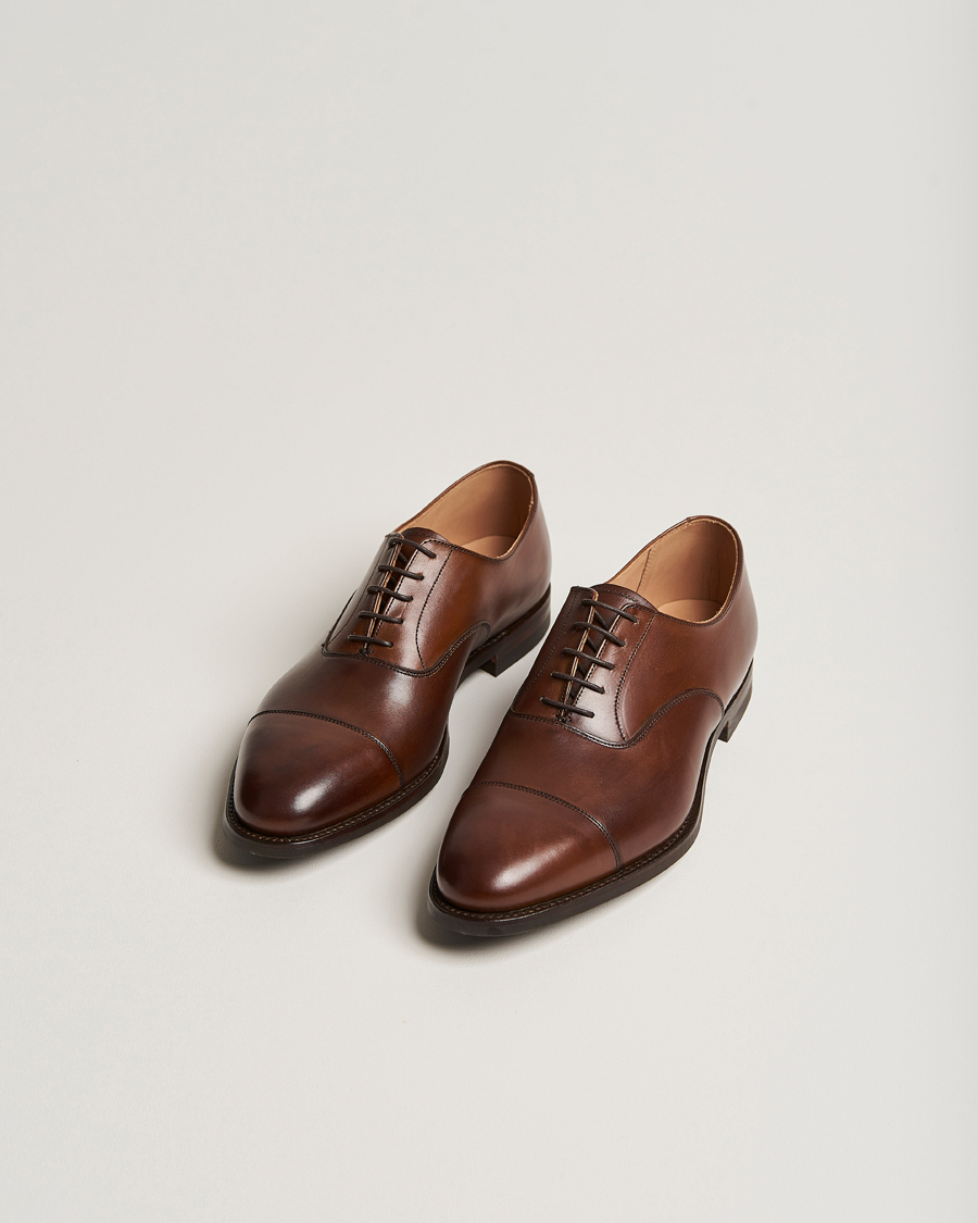 Herre | Håndlagde sko | Crockett & Jones | Connaught 2 City Sole Dark Brown Calf