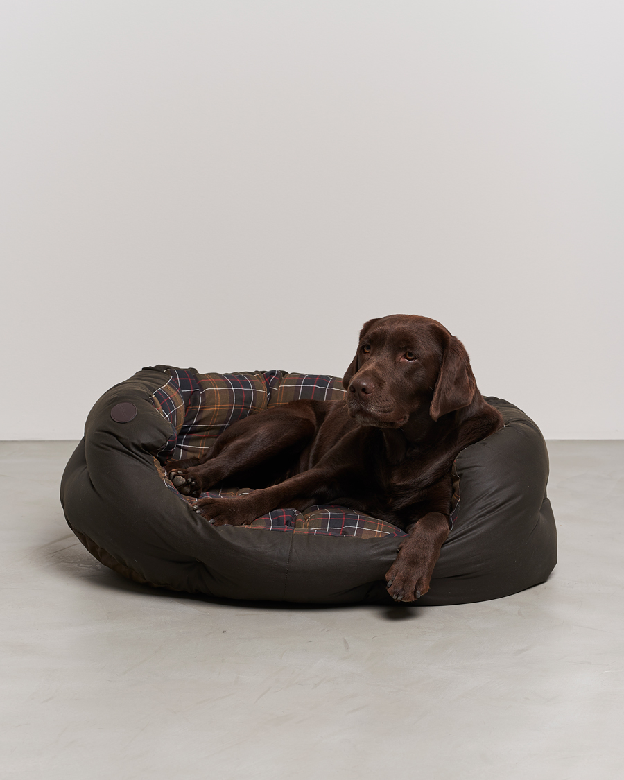 Herre | Barbour | Barbour Lifestyle | Wax Cotton Dog Bed 35' Olive