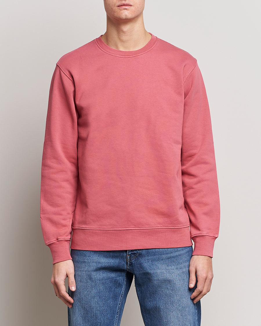 Herre | Sweatshirts | Colorful Standard | Classic Organic Crew Neck Sweat Raspberry Pink