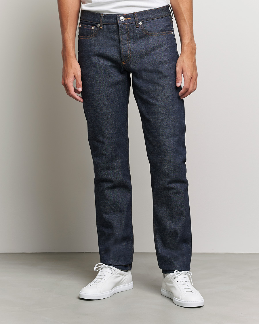 Herre | Blå jeans | A.P.C. | Petit Standard Jeans Dark Indigo