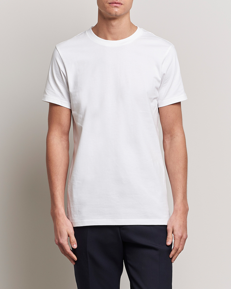 Herre | Kortermede t-shirts | Bread & Boxers | Crew Neck Regular T-Shirt White