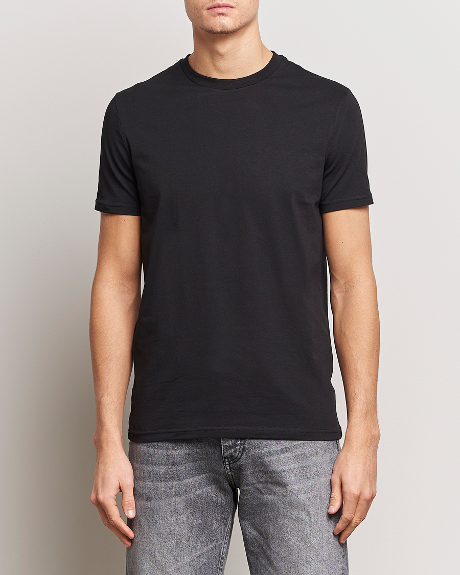 Herre | Svarte t-skjorter | Dsquared2 | 2-Pack Cotton Stretch Crew Neck Tee Black