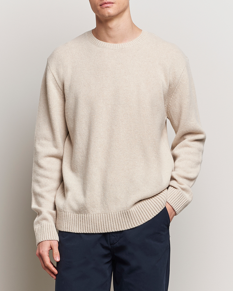 Herre | Colorful Standard | Colorful Standard | Classic Merino Wool Crew Neck Ivory White
