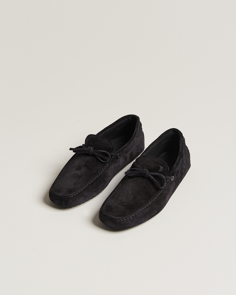 Herre |  | Tod\'s | Lacetto Gommino Carshoe Black Suede