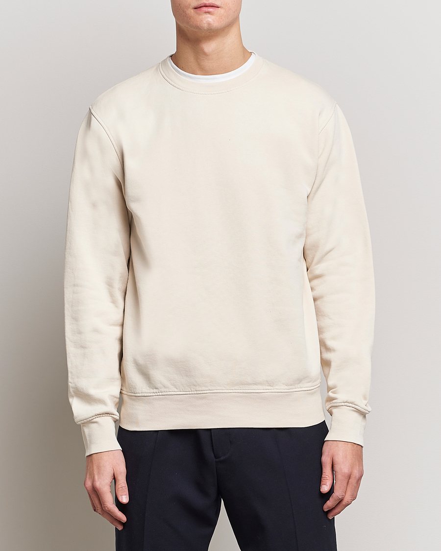 Herre | Colorful Standard | Colorful Standard | Classic Organic Crew Neck Sweat Ivory White