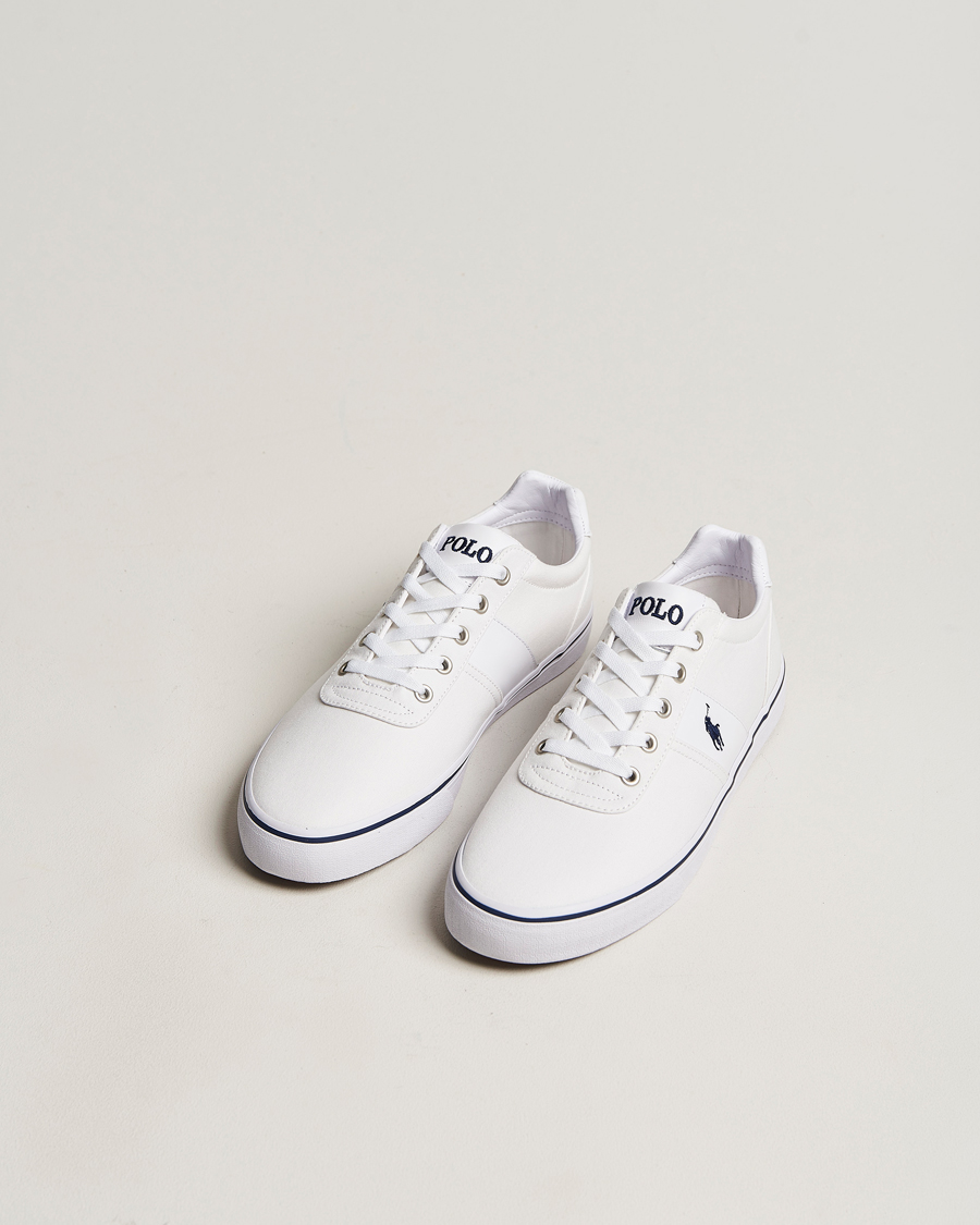 Herre | Sko | Polo Ralph Lauren | Hanford Canvas Sneaker White/Navy