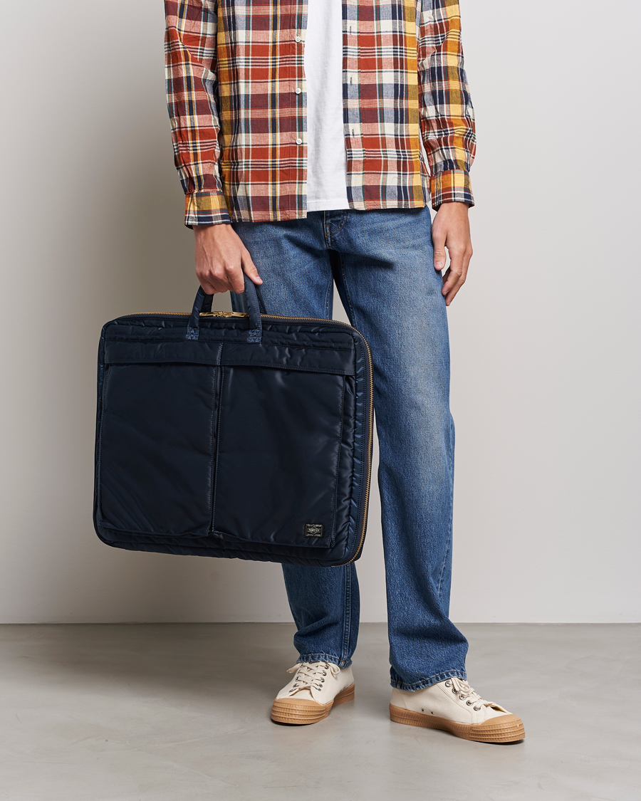 Herre | Dressposer | Porter-Yoshida & Co. | Tanker Garment Bag Iron Blue