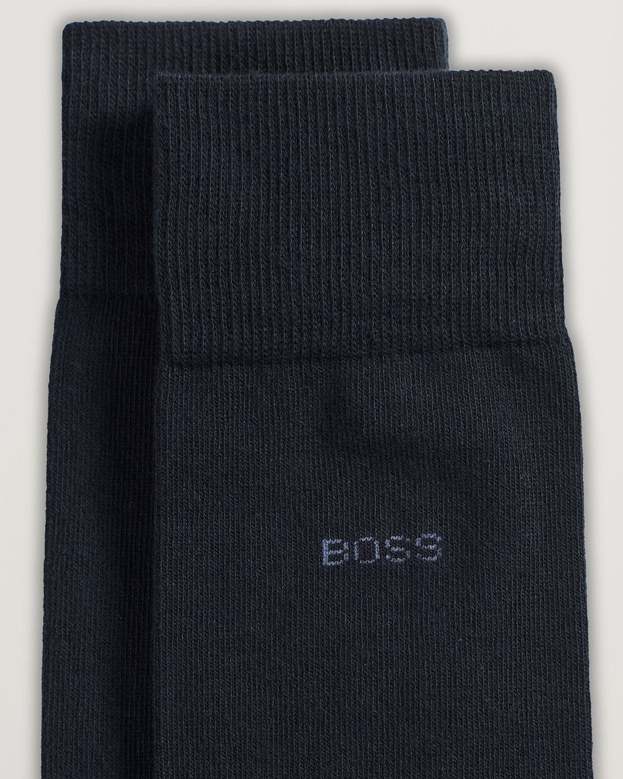 Herre | BOSS BLACK | BOSS BLACK | 2-Pack RS Uni Socks Dark Blue