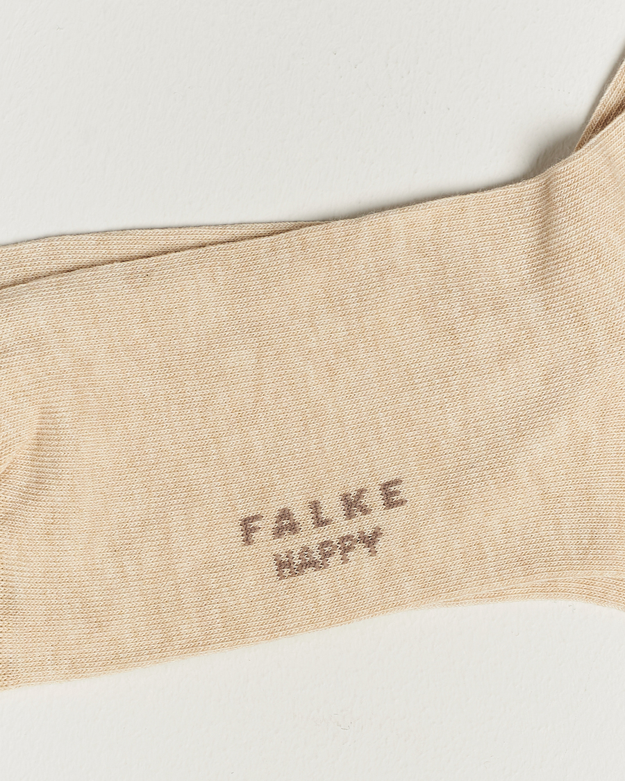 Herre | Sokker | Falke | Happy 2-Pack Cotton Socks Sand