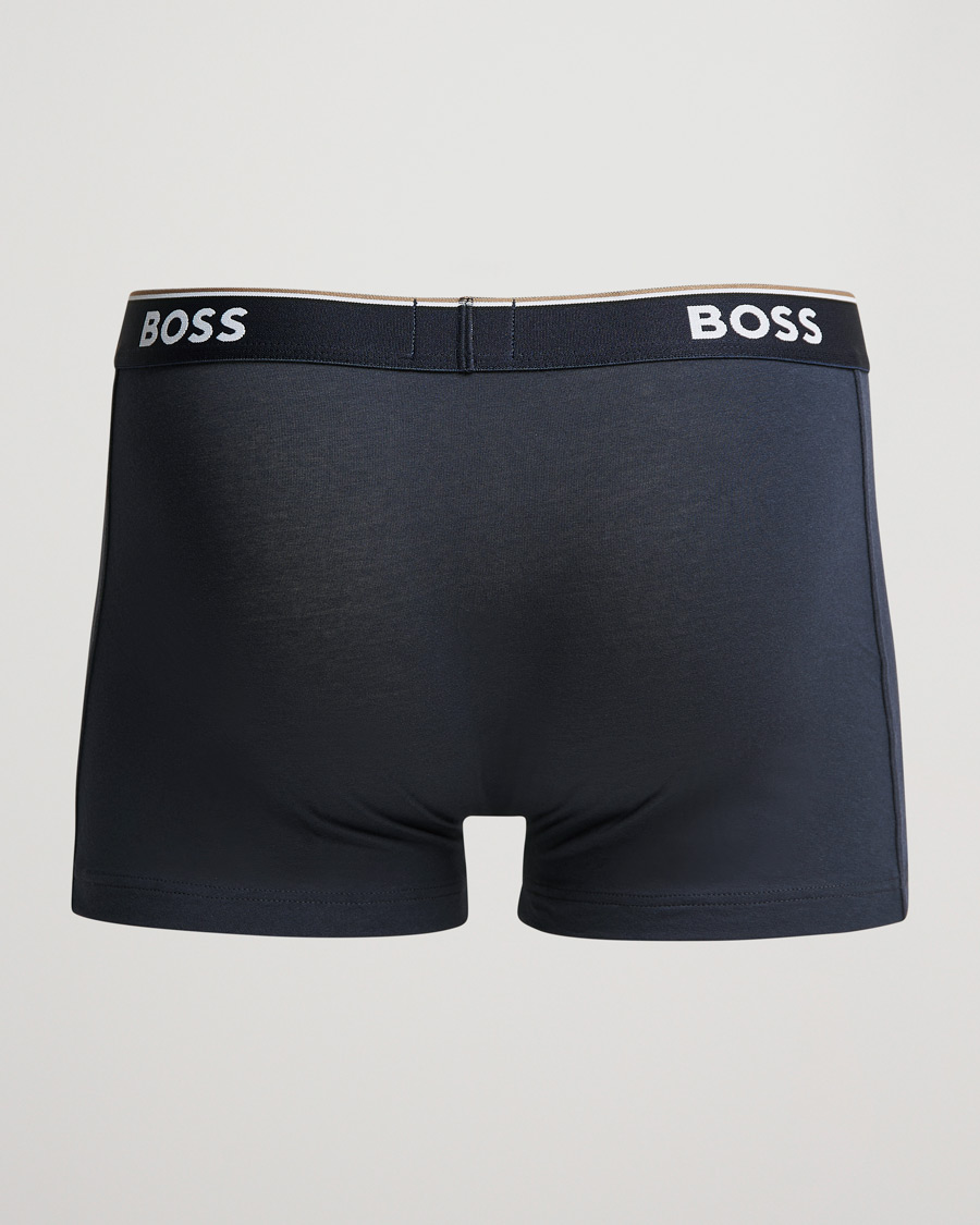 Herre | Undertøy | BOSS BLACK | 3-Pack Trunk Boxer Shorts Open Blue