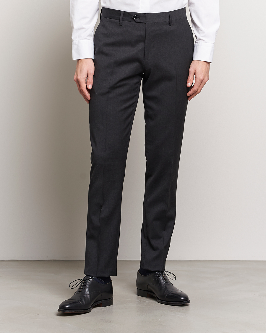 Herr | Italian Department | Lardini | Wool Trousers Grey