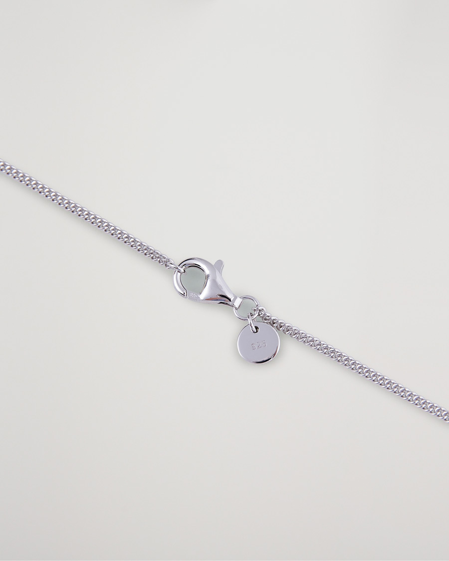 Herr | Tom Wood | Tom Wood | Curb Chain Slim Necklace Silver