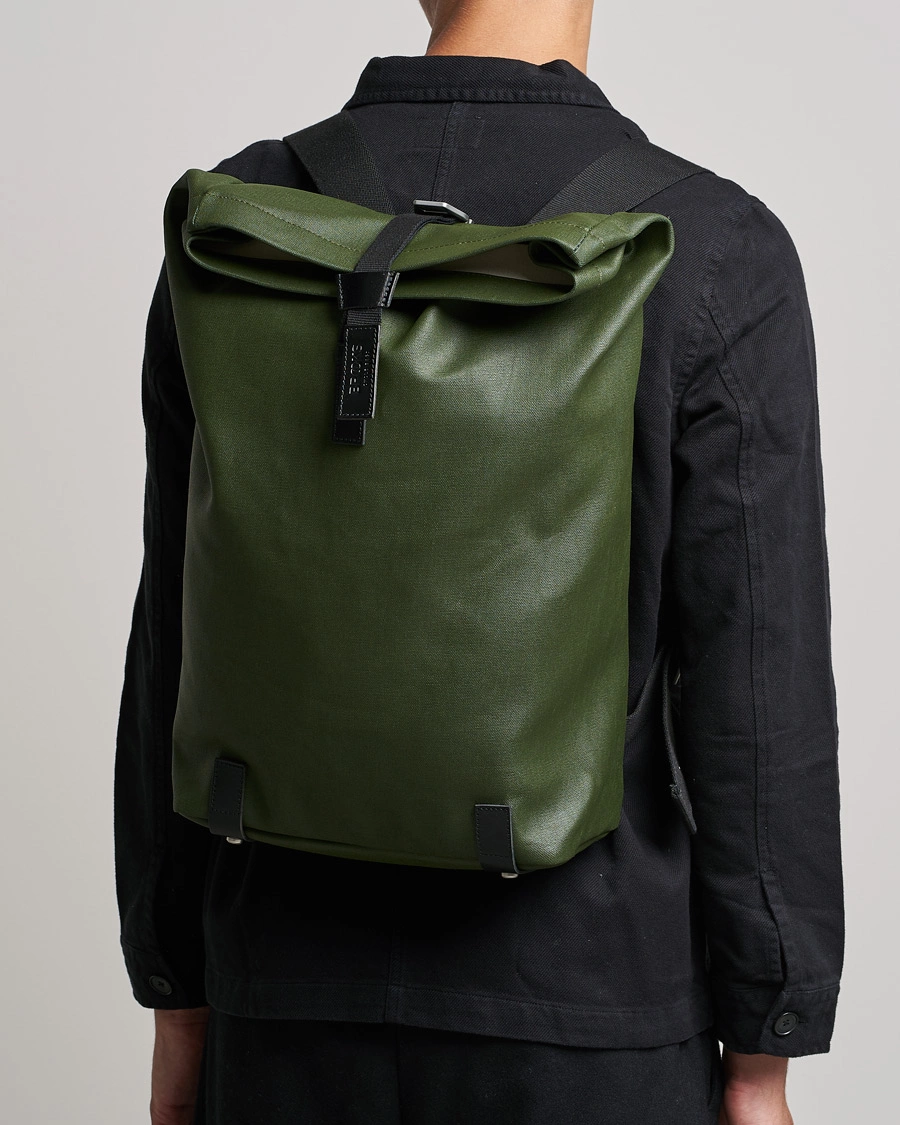 Herr | Best of British | Brooks England | Pickwick Cotton Canvas 26L Backpack Forest