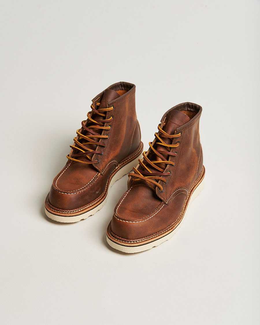 Herre | Støvler | Red Wing Shoes | Moc Toe Boot Copper Rough/Tough Leather