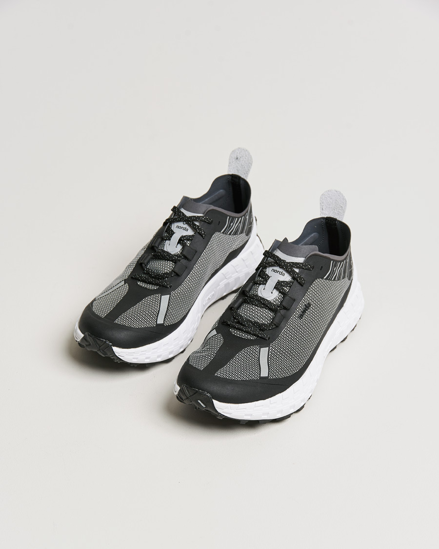 Herre | Sko | Norda | 001 Running Sneakers Black/White