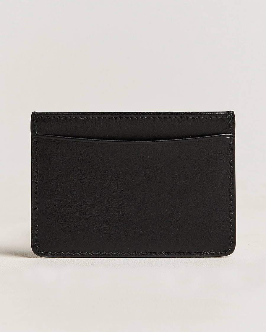 Herre | Assesoarer | A.P.C. | Calf Leather Card Holder Black