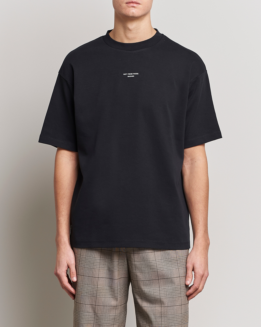 Herre | Svarte t-skjorter | Drôle de Monsieur | Classic NFPM T-Shirt Black
