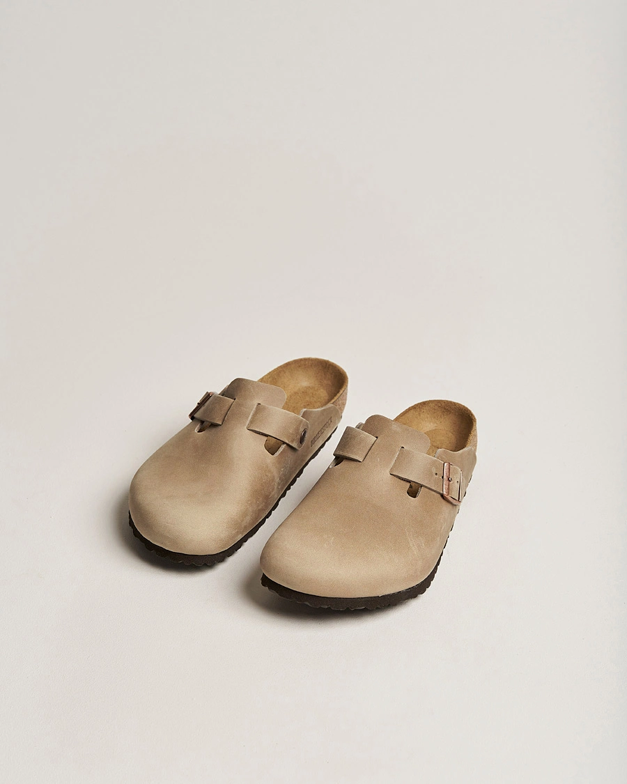 Herre | Sandaler og tøfler | BIRKENSTOCK | Boston Classic Footbed Tobacco Oiled Leather
