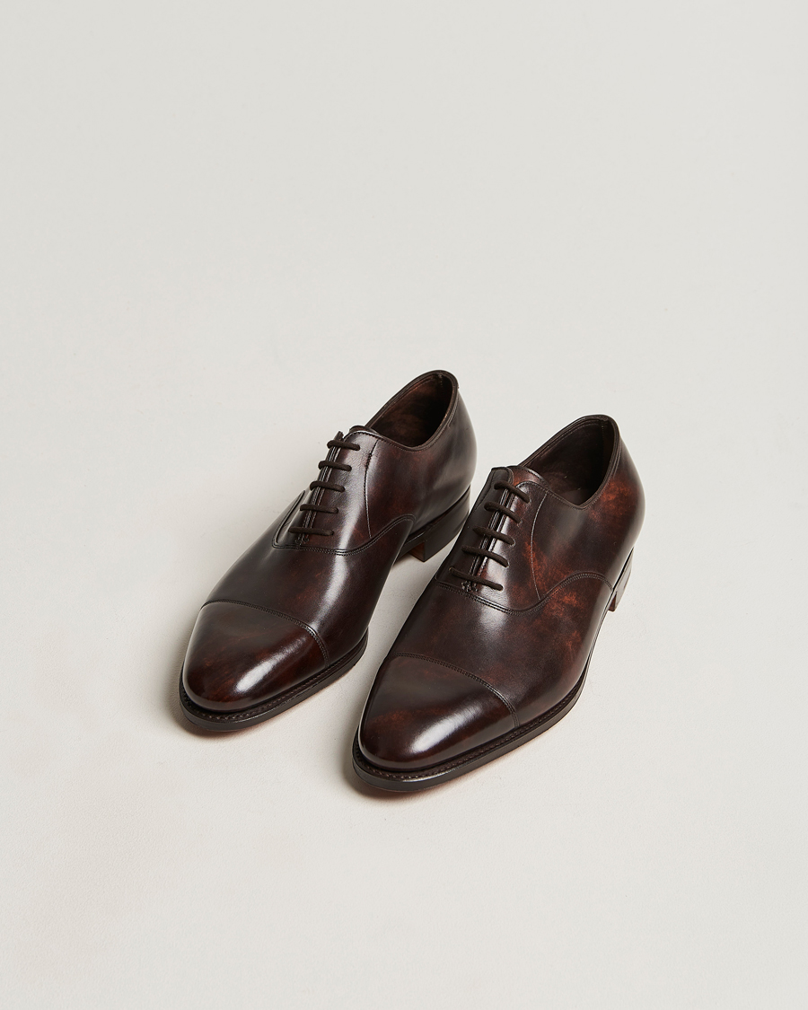 Herre | Håndlagde sko | John Lobb | City II Oxford Dark Brown Calf