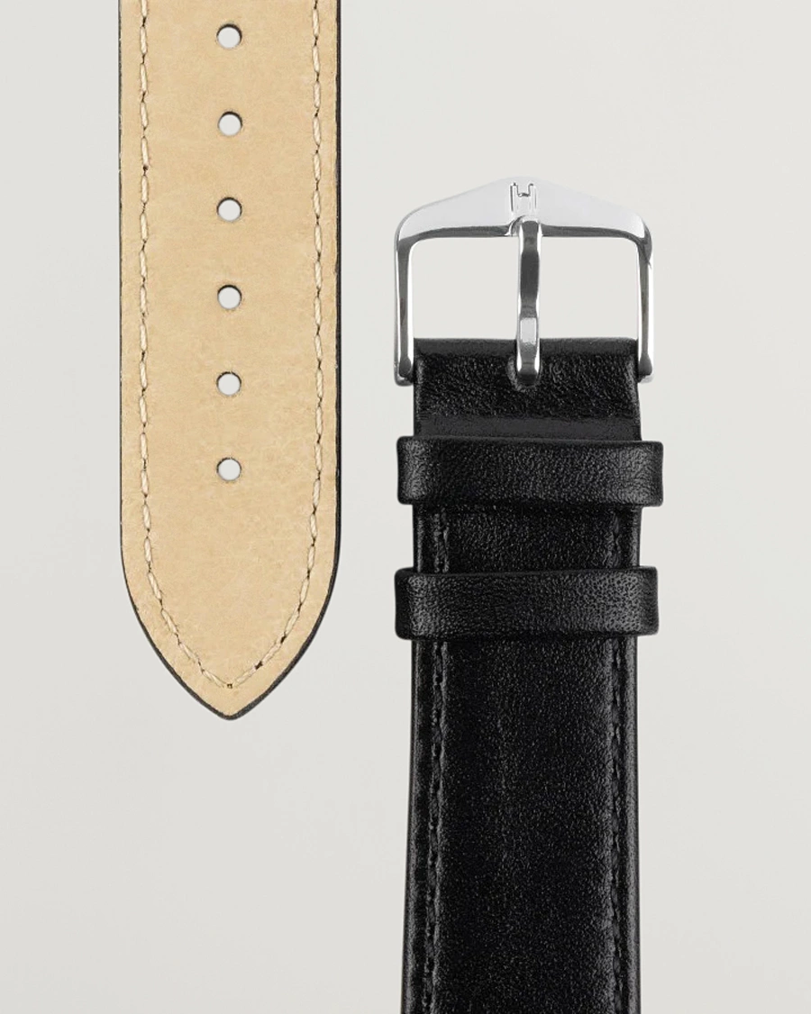 Herre |  |  | HIRSCH Osiris Calf Leather Watch Strap Black