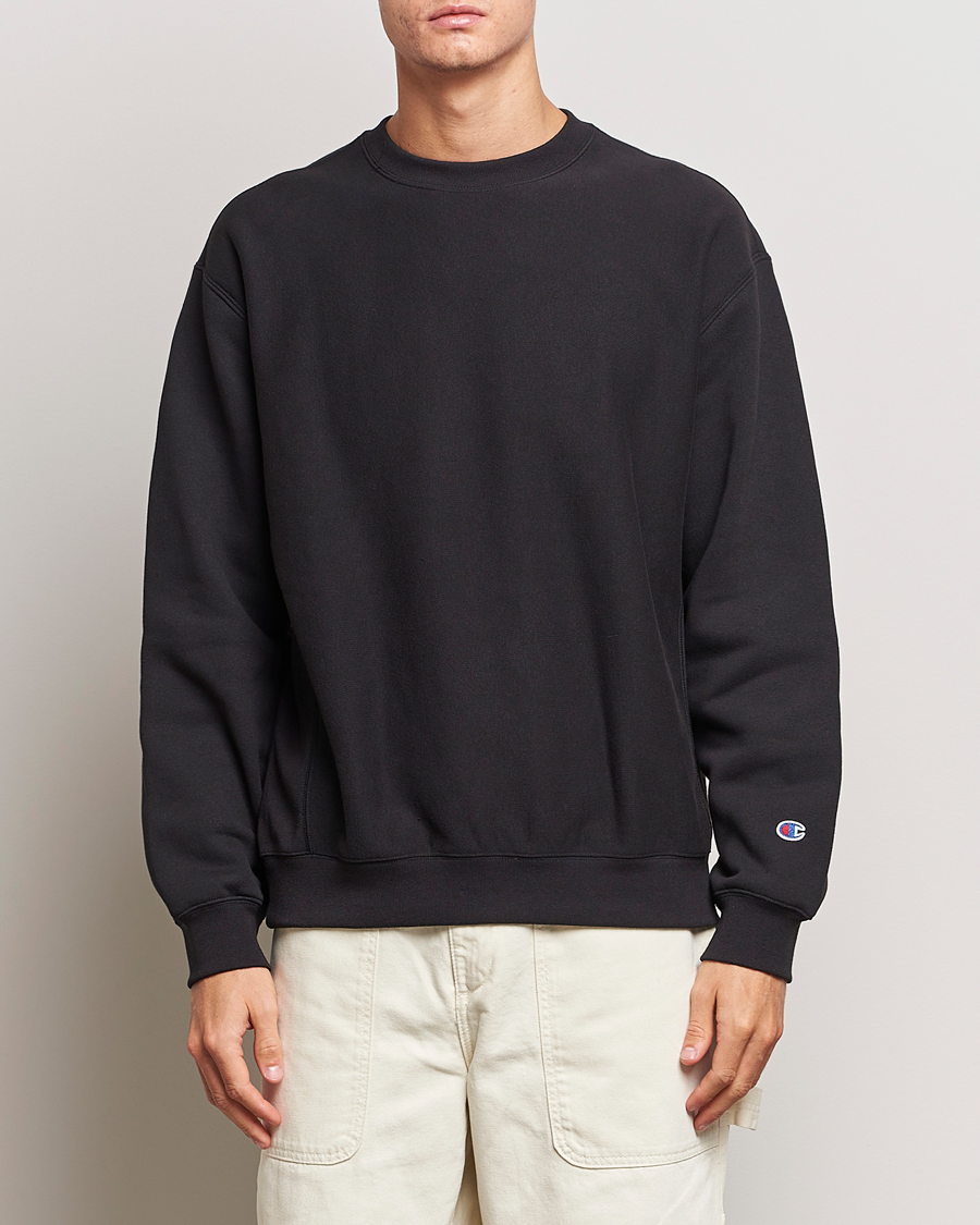 Herre | Sweatshirts | Champion | Reverse Weave Soft Fleece Sweatshirt Black Beauty
