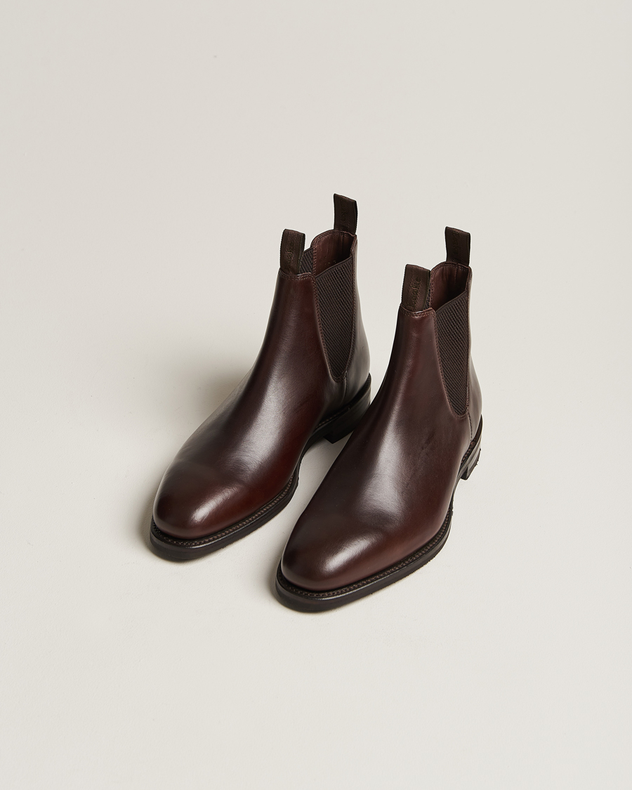 Herre | Chelsea boots | Loake 1880 | Emsworth Chelsea Boot Dark Brown Leather