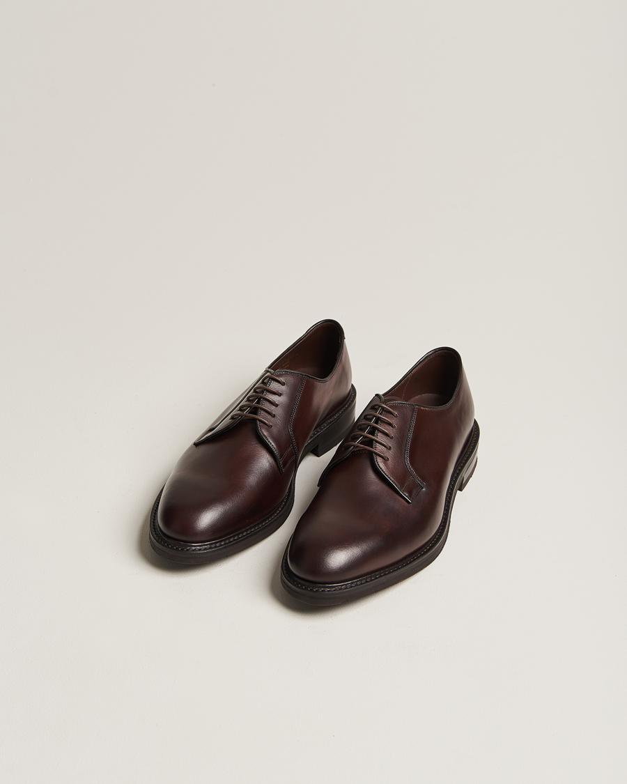Herre | Håndlagde sko | Loake 1880 | Leyburn Derby Dark Brown Oiled