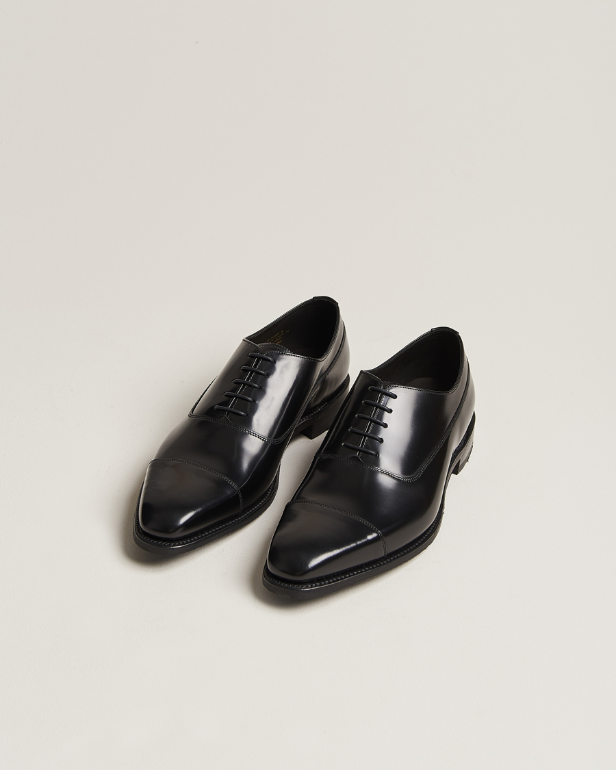 Herre | Håndlagde sko | Loake 1880 | Truman Polished Oxford Toe Cap Black