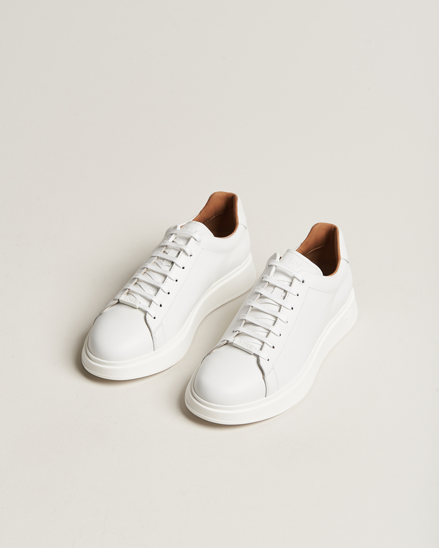 Herre | Hvite sneakers | BOSS BLACK | Bulton Sneaker White
