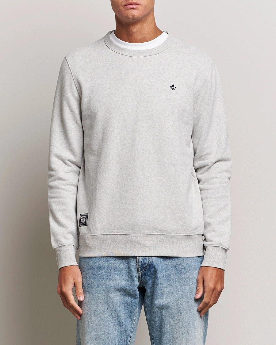 Herre | Sweatshirts | Morris | Brandon Lily Sweatshirt Grey