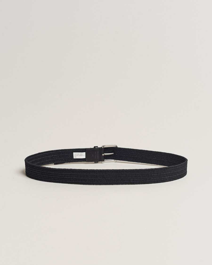 Herre | Belter | Polo Ralph Lauren | Braided Cotton Elastic Belt Polo Black