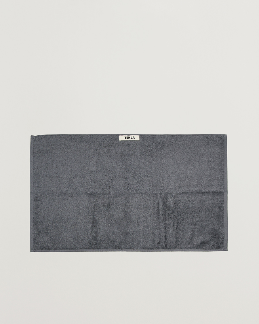 Herre | Håndklær | Tekla | Organic Terry Hand Towel Charcoal Grey