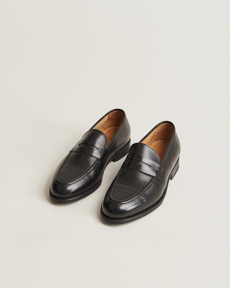 Herre | Håndlagde sko | Myrqvist | Stenhammar Loafer Black Calf