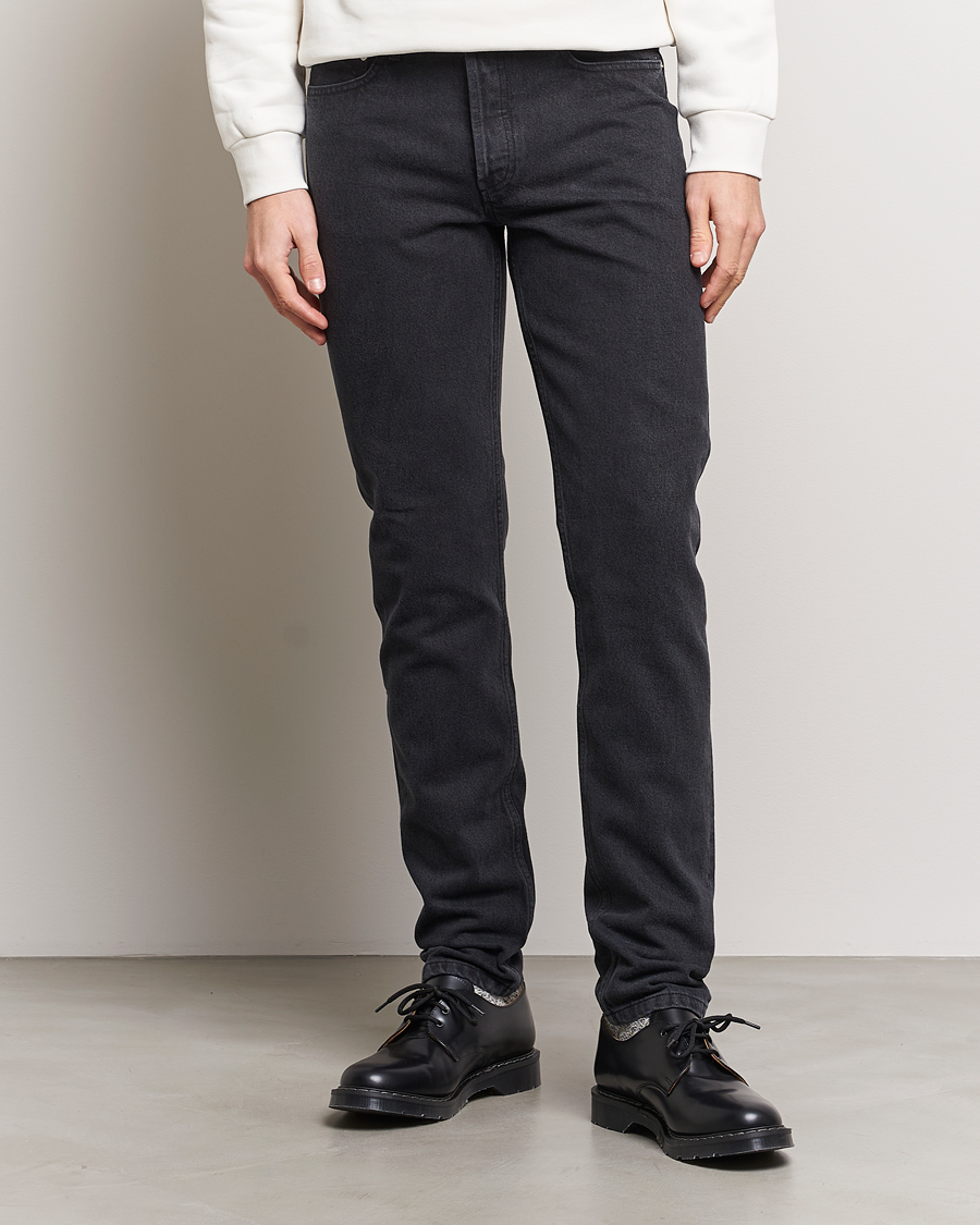 Herre | Svarte jeans | A.P.C. | Petit New Standard Jeans Washed Black