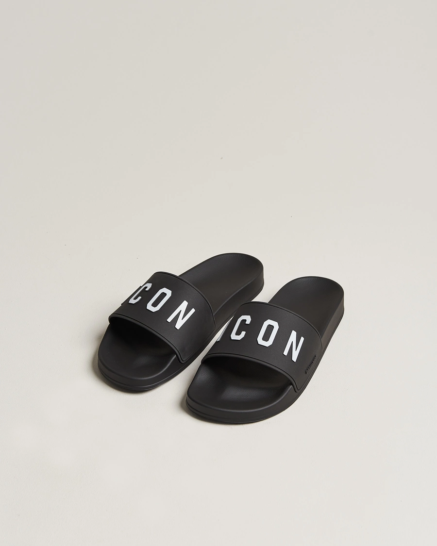 Herre | Sandaler og tøfler | Dsquared2 | Be Icon Slides Black