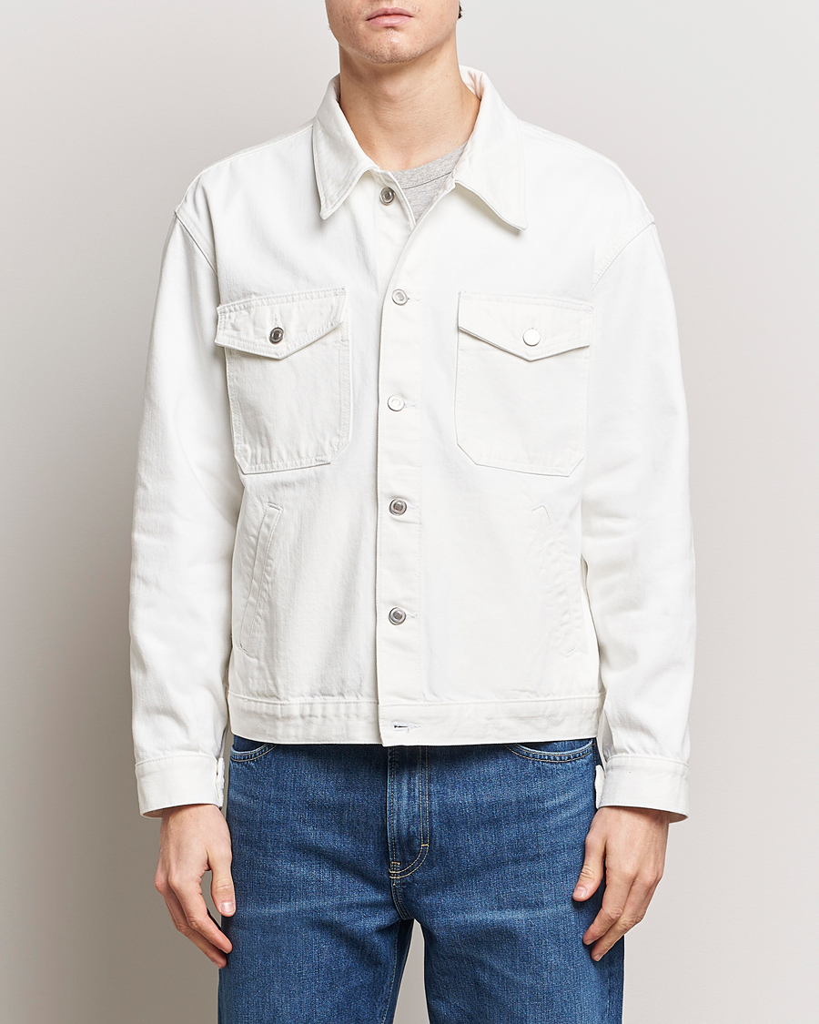 Herre | Jeansjakker | Jeanerica | Flo Denim Jacket Natural White