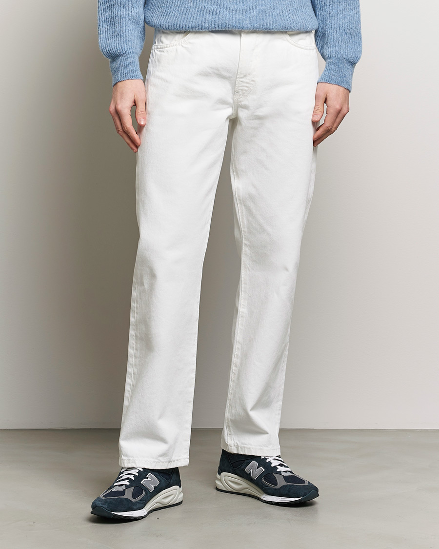 Herre | Hvite jeans | Jeanerica | SM010 Straight Jeans Natural White