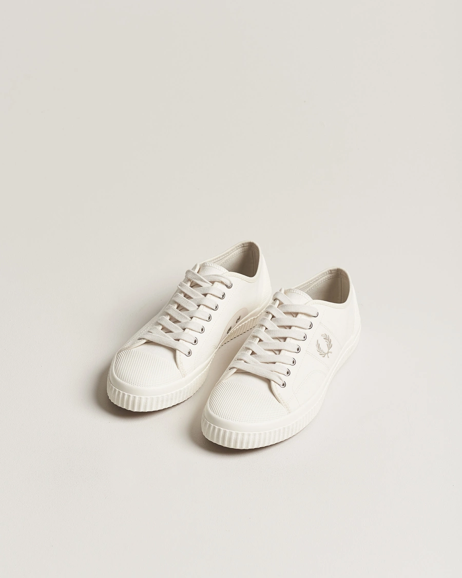 Herre | Fred Perry | Fred Perry | Hughes Canvas Sneaker Ecru