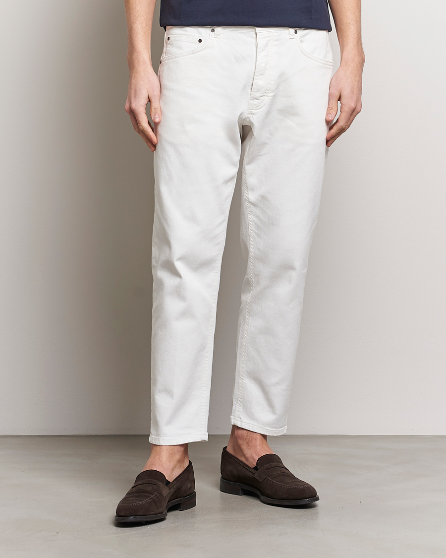 Herre | Hvite jeans | Lardini | Ione Loose Fit Denim White