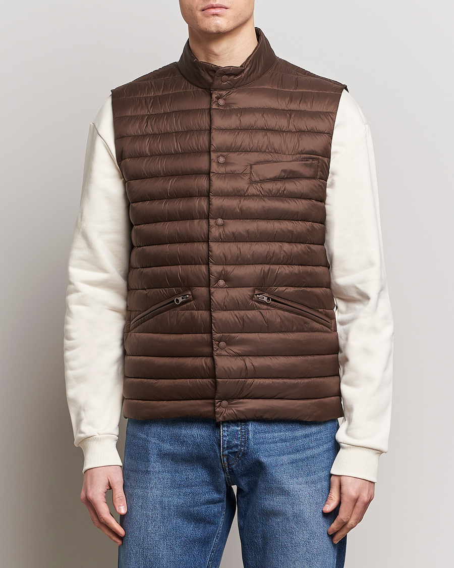 Herre | Save The Duck | Save The Duck | Aiko Lightweigt Padded Vest Soil Brown