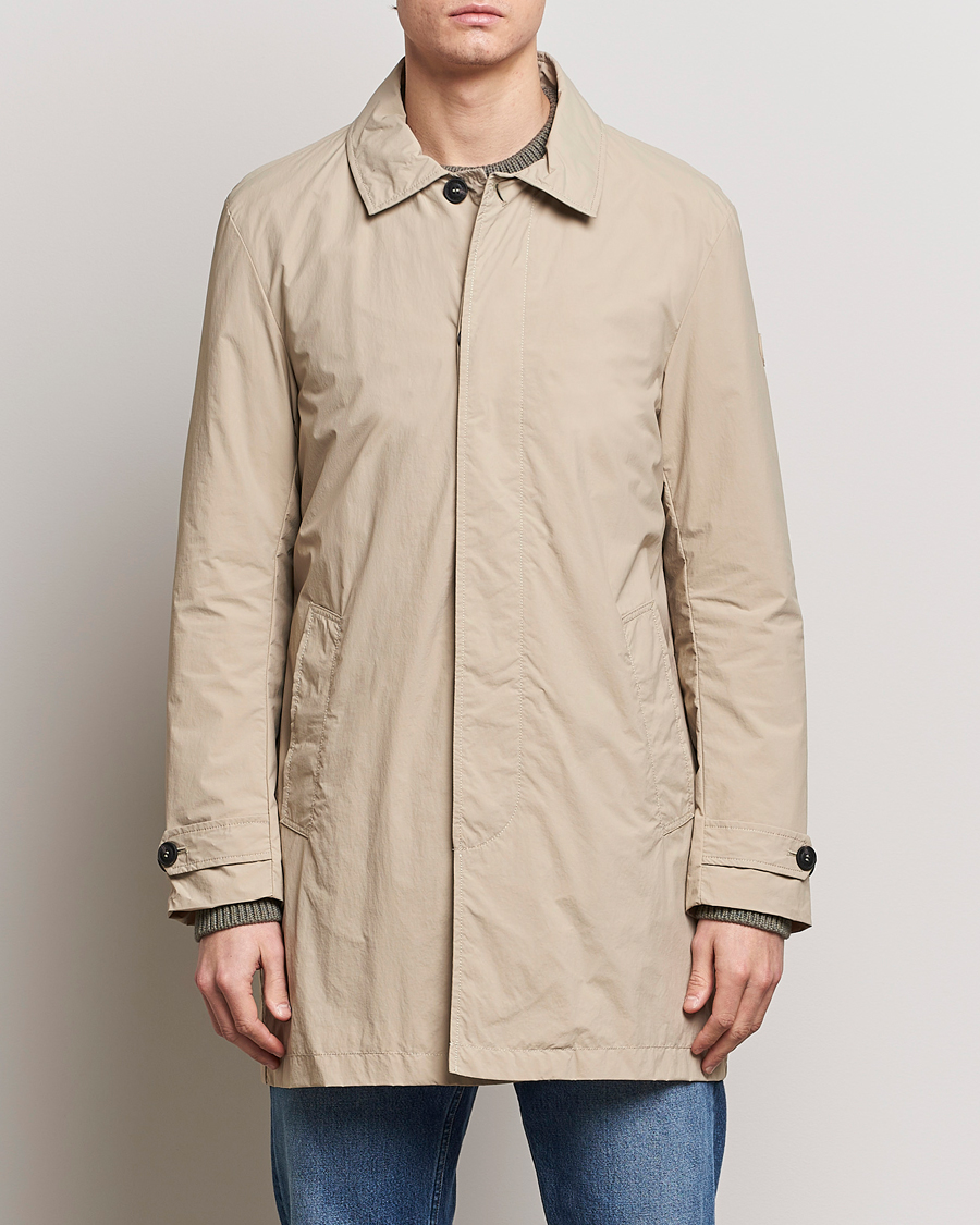 Herre | Save The Duck | Save The Duck | Rhys Water Repellent Nylon Coat Stone Beige